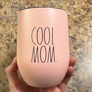 Rae Dunn Pink Stainless Steel Tumbler